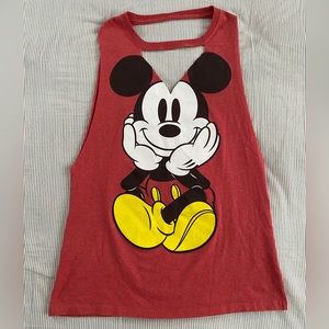 Mickey Mouse cut out tank top
